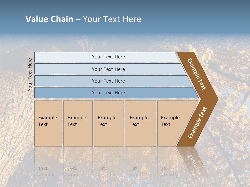 Orange Beautiful Cork PowerPoint Template