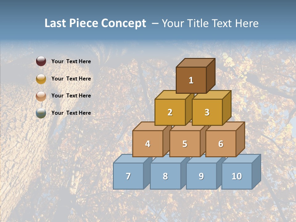 Orange Beautiful Cork PowerPoint Template