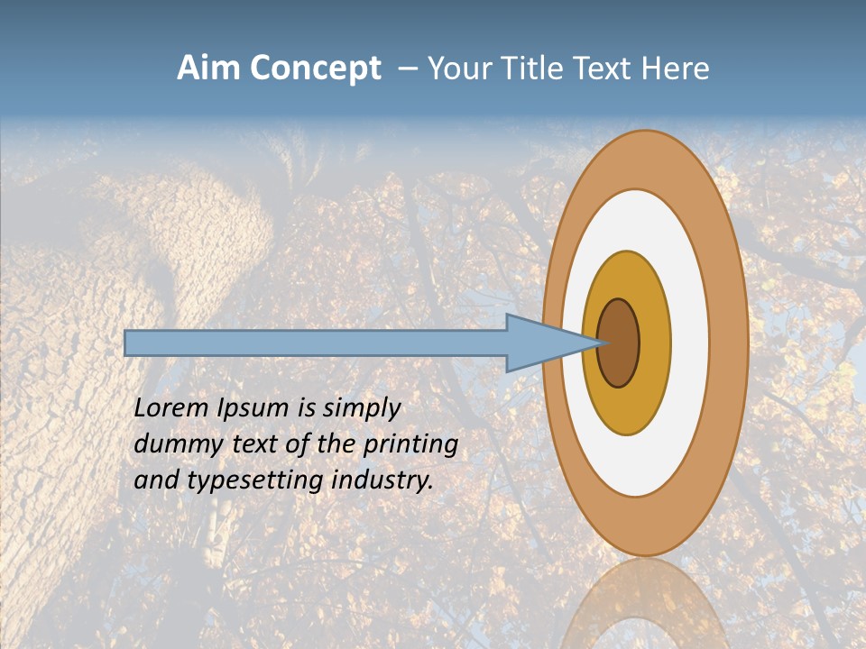 Orange Beautiful Cork PowerPoint Template