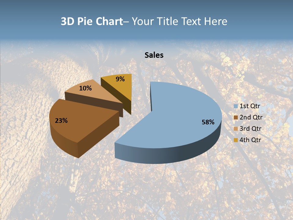 Orange Beautiful Cork PowerPoint Template