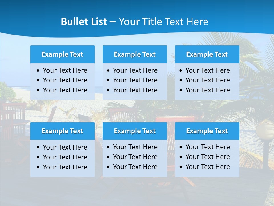 Bar Bahamas Hawaii PowerPoint Template