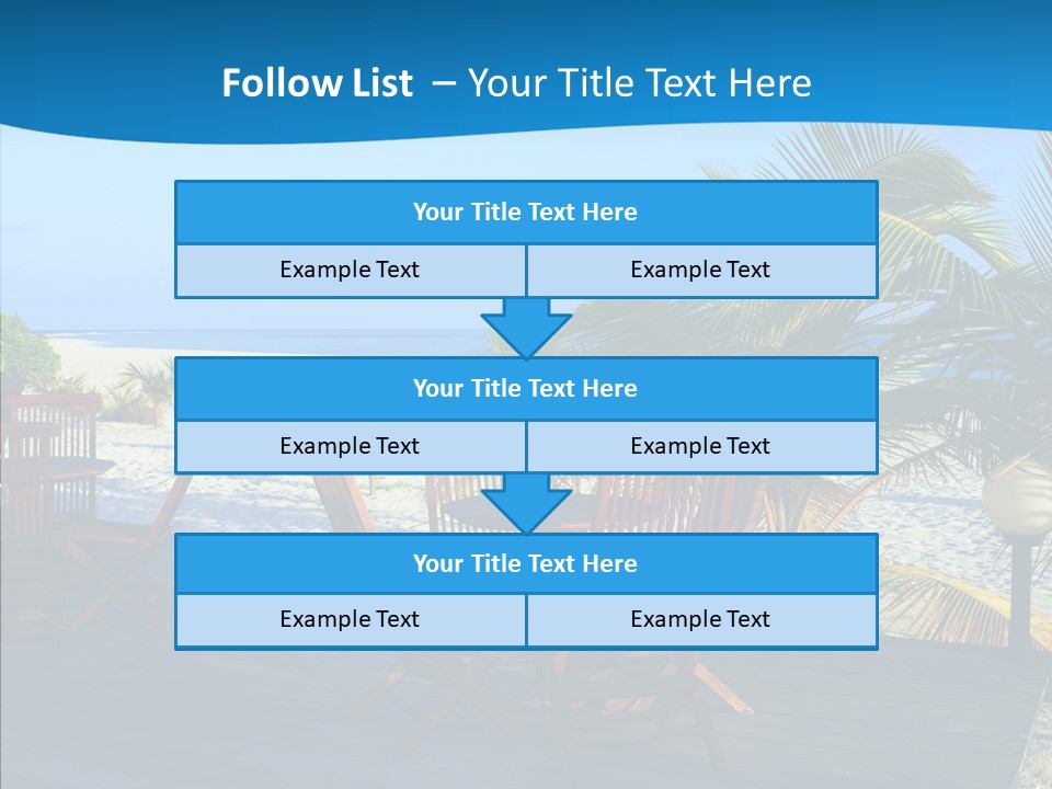 Bar Bahamas Hawaii PowerPoint Template