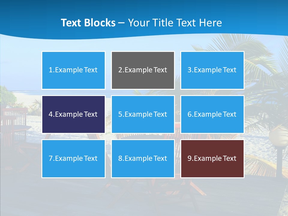 Bar Bahamas Hawaii PowerPoint Template