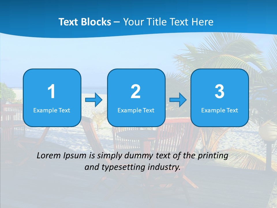 Bar Bahamas Hawaii PowerPoint Template