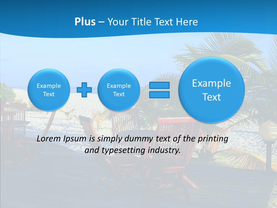 Bar Bahamas Hawaii PowerPoint Template