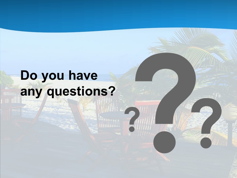 Bar Bahamas Hawaii PowerPoint Template