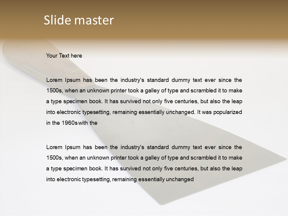 Reform Putty Painter PowerPoint Template