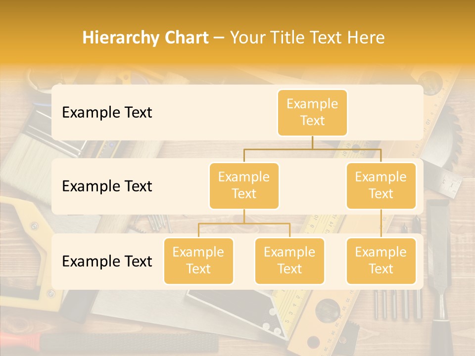 Wooden Concept Objects PowerPoint Template