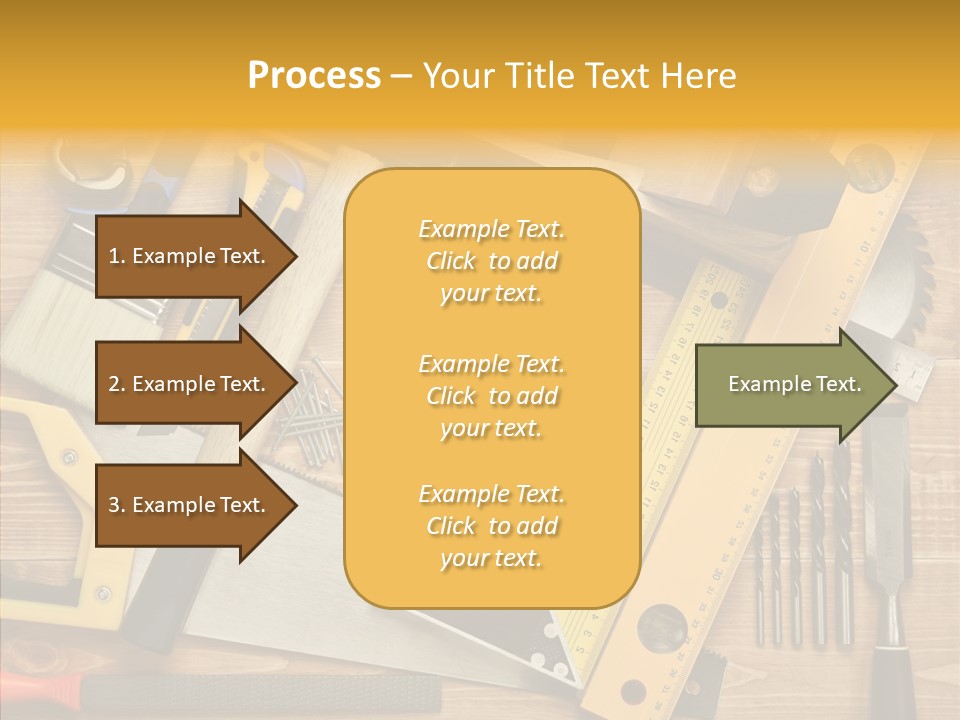 Wooden Concept Objects PowerPoint Template