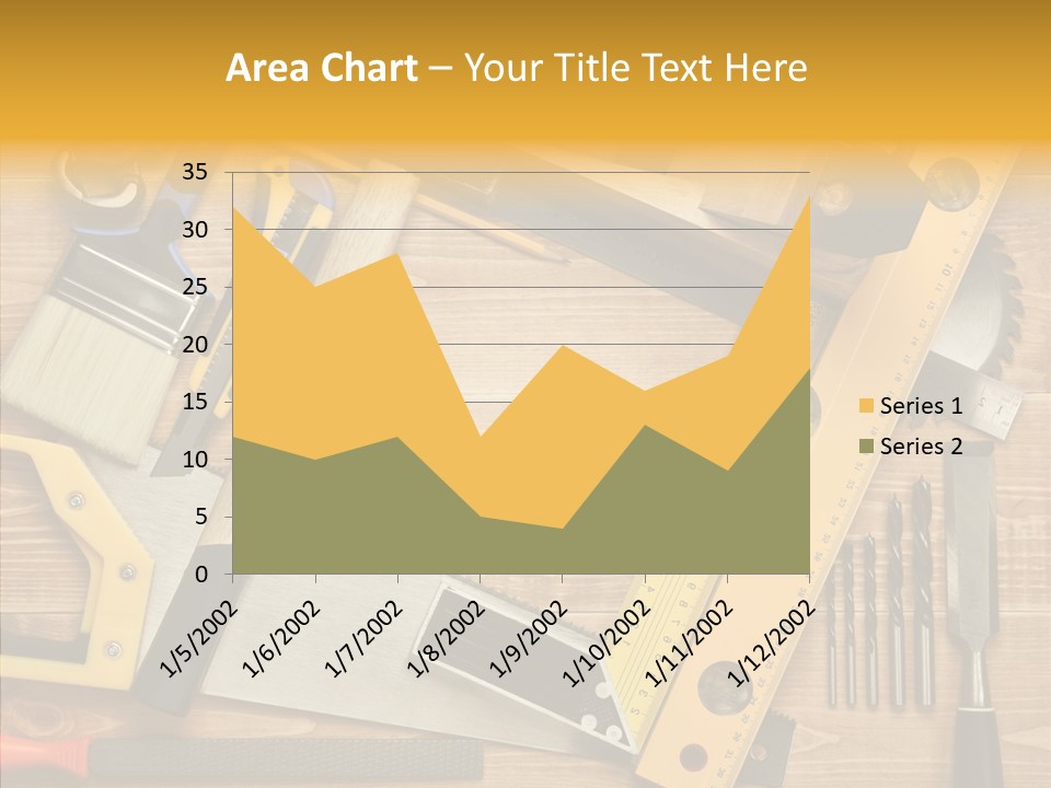 Wooden Concept Objects PowerPoint Template