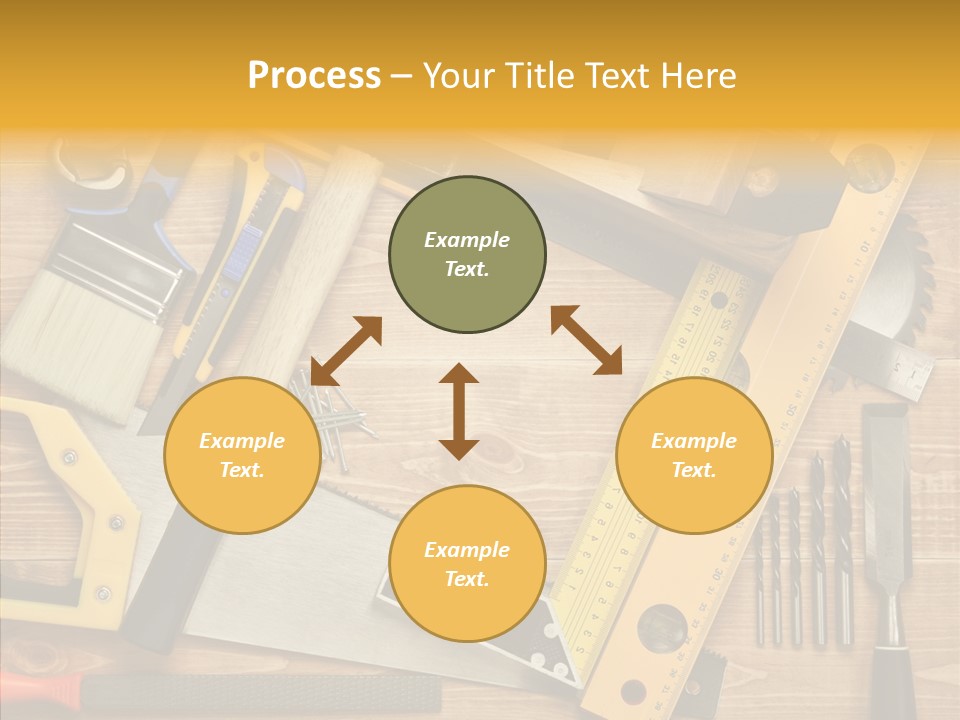 Wooden Concept Objects PowerPoint Template