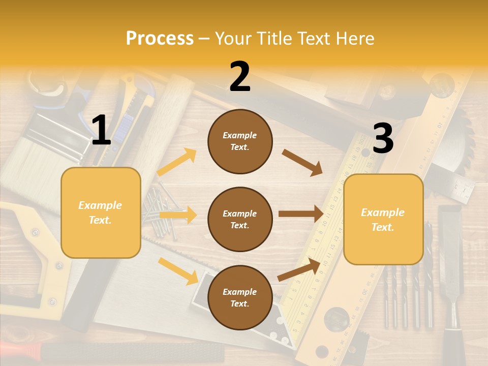 Wooden Concept Objects PowerPoint Template