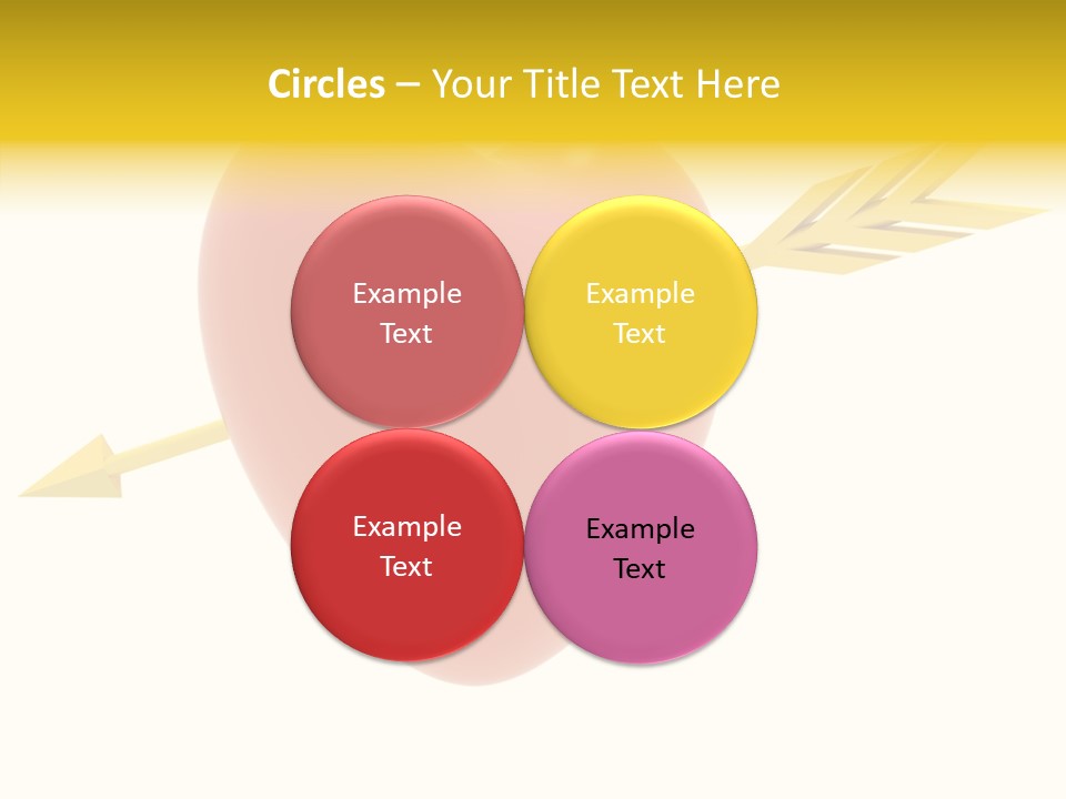 Isolated Heart Design PowerPoint Template