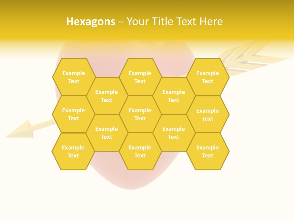 Isolated Heart Design PowerPoint Template