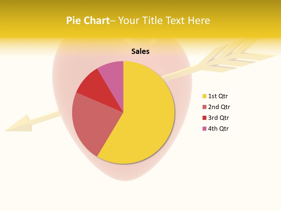 Isolated Heart Design PowerPoint Template