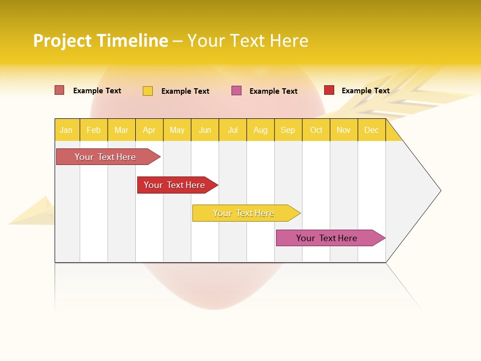 Isolated Heart Design PowerPoint Template
