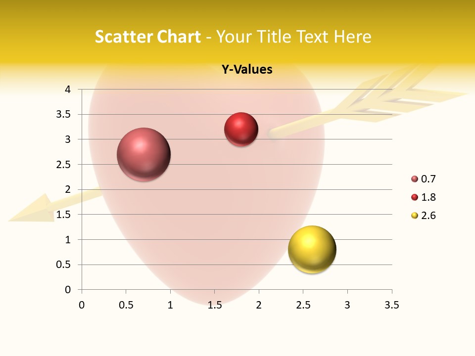 Isolated Heart Design PowerPoint Template