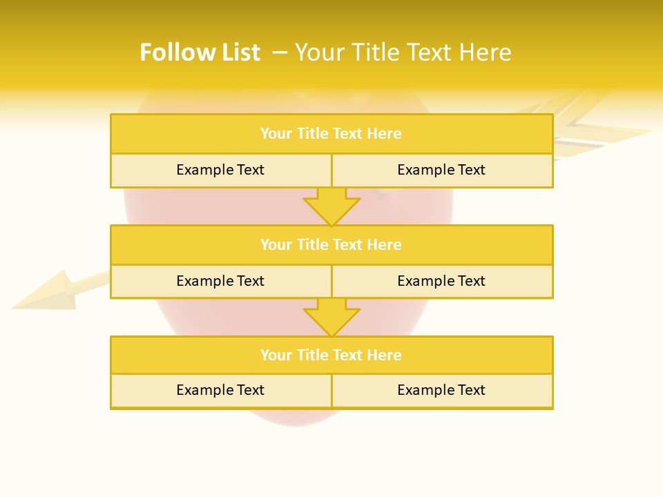 Isolated Heart Design PowerPoint Template