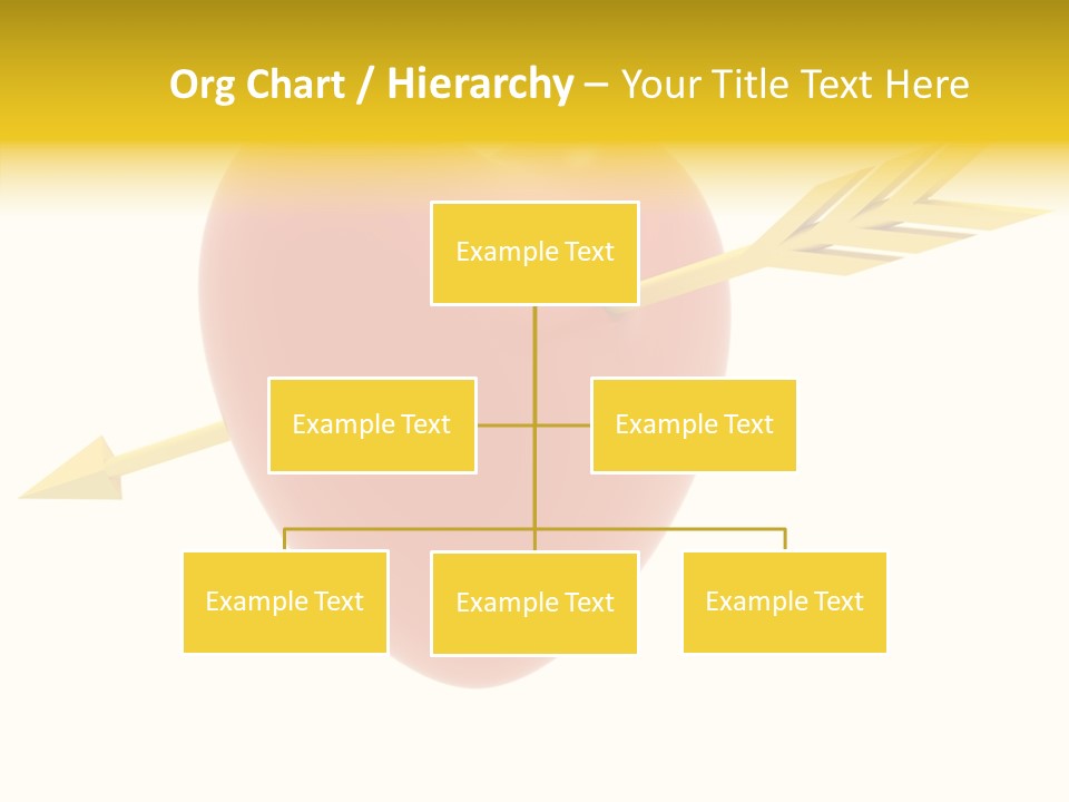 Isolated Heart Design PowerPoint Template