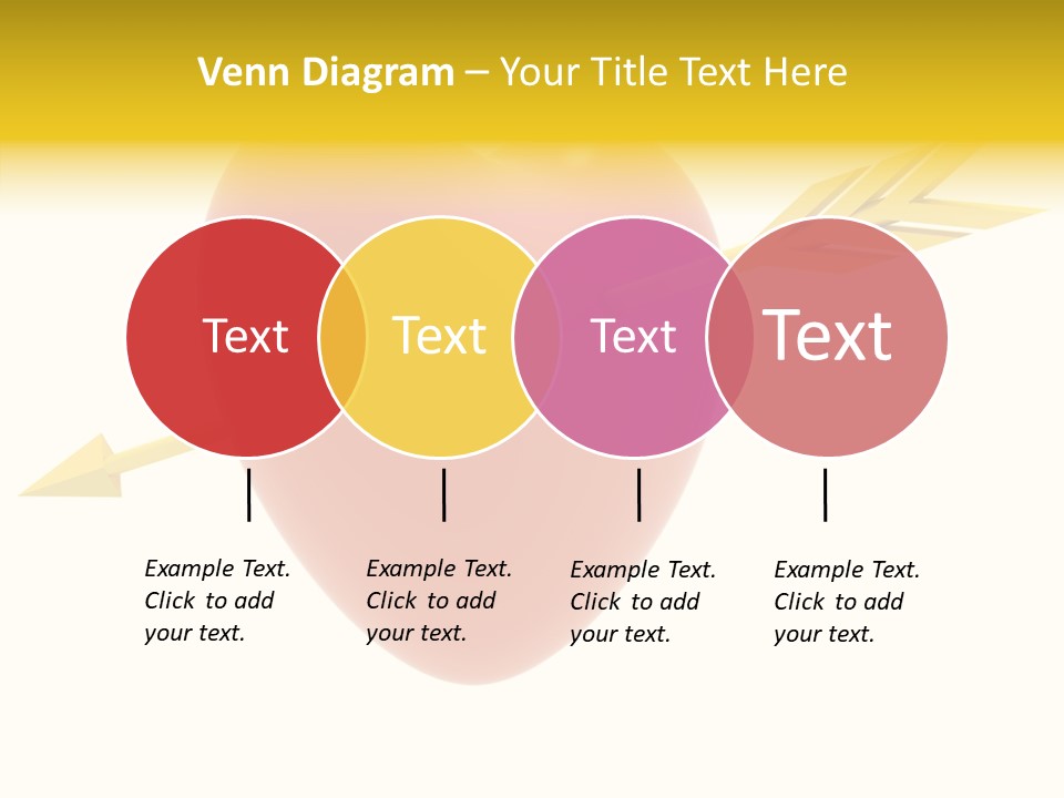 Isolated Heart Design PowerPoint Template