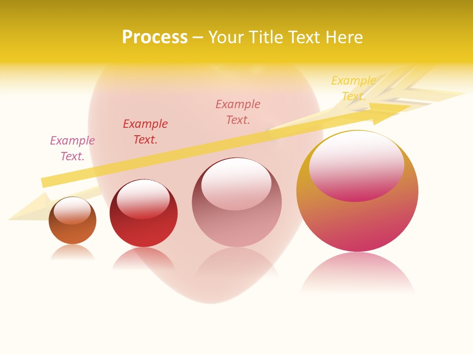 Isolated Heart Design PowerPoint Template