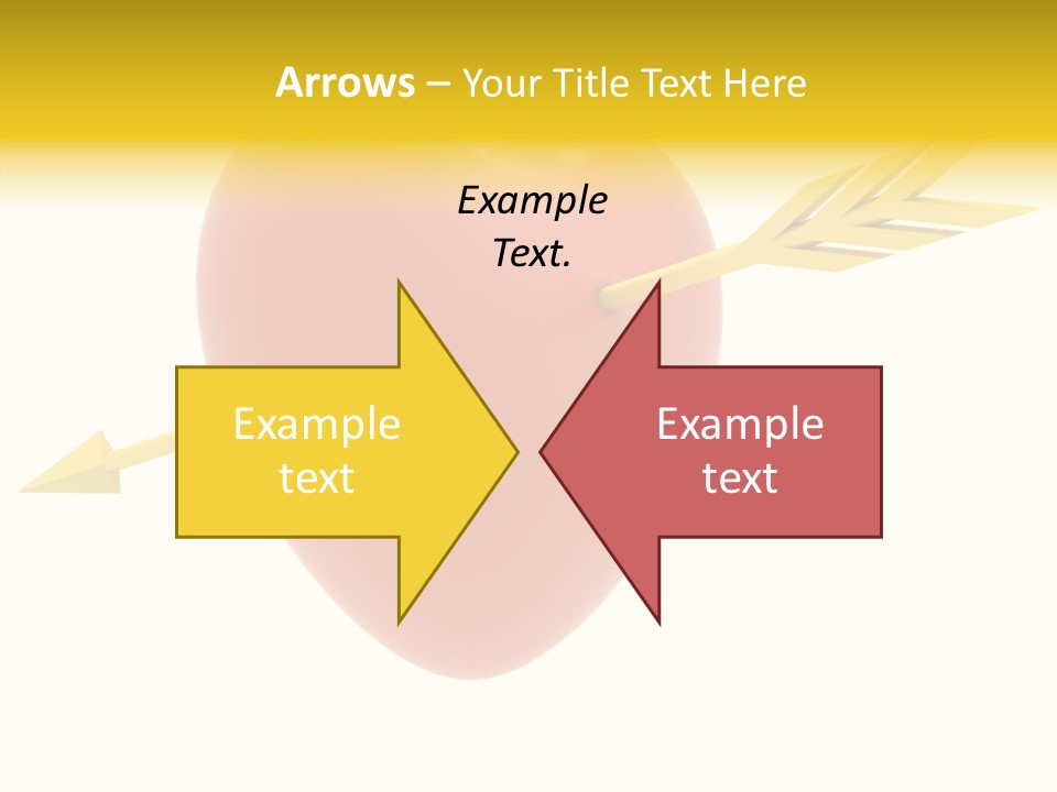 Isolated Heart Design PowerPoint Template