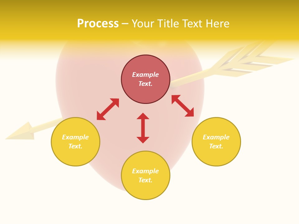 Isolated Heart Design PowerPoint Template