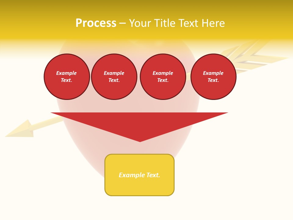 Isolated Heart Design PowerPoint Template