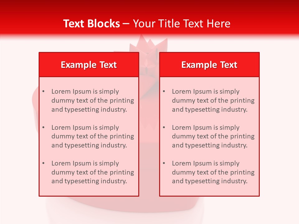 Illustration Shape Paper PowerPoint Template