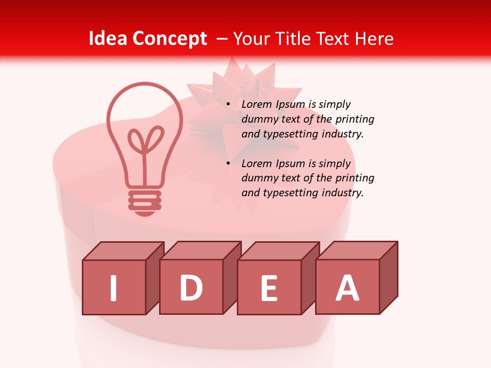 Illustration Shape Paper PowerPoint Template