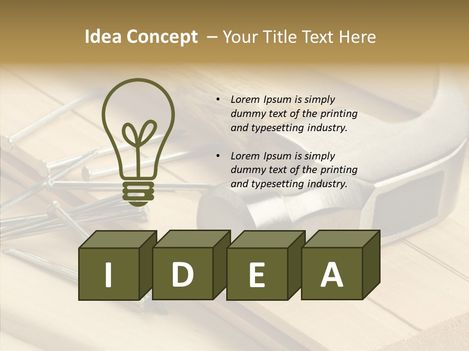 Fix Industrial Kit PowerPoint Template