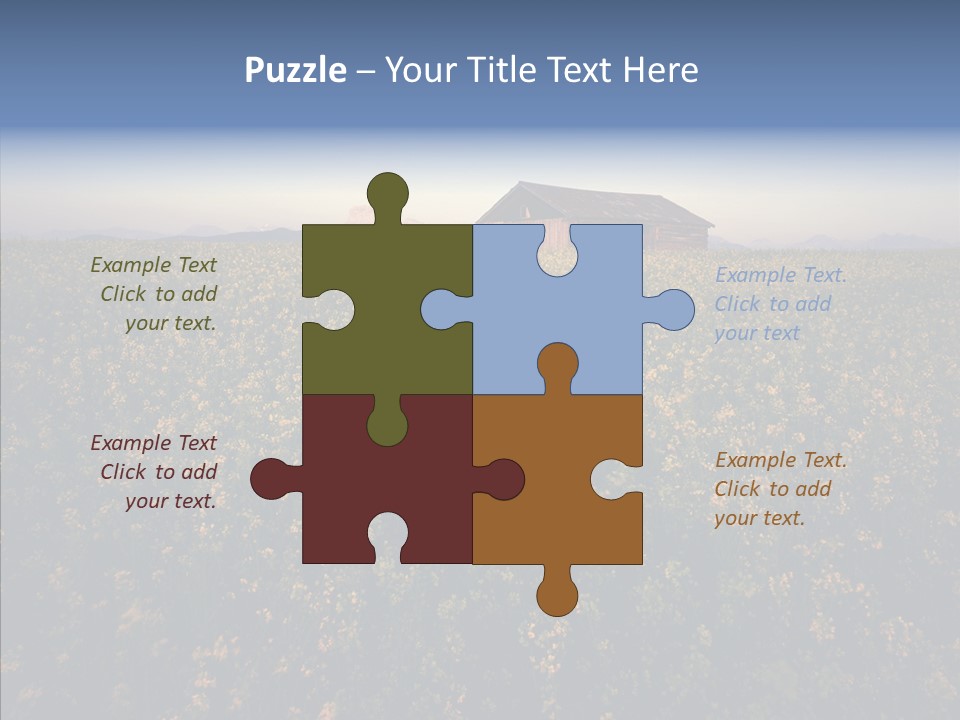 Day Field Landscape PowerPoint Template
