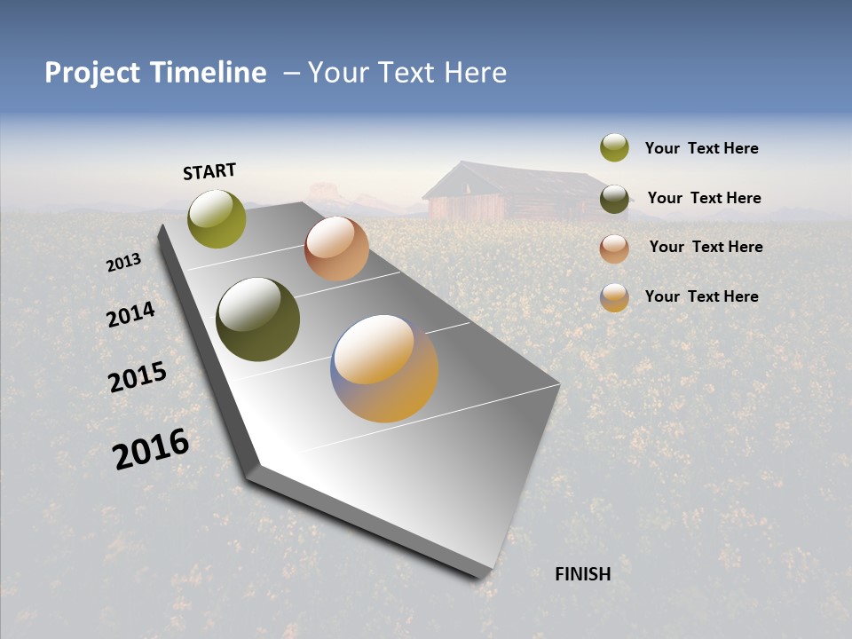 Day Field Landscape PowerPoint Template