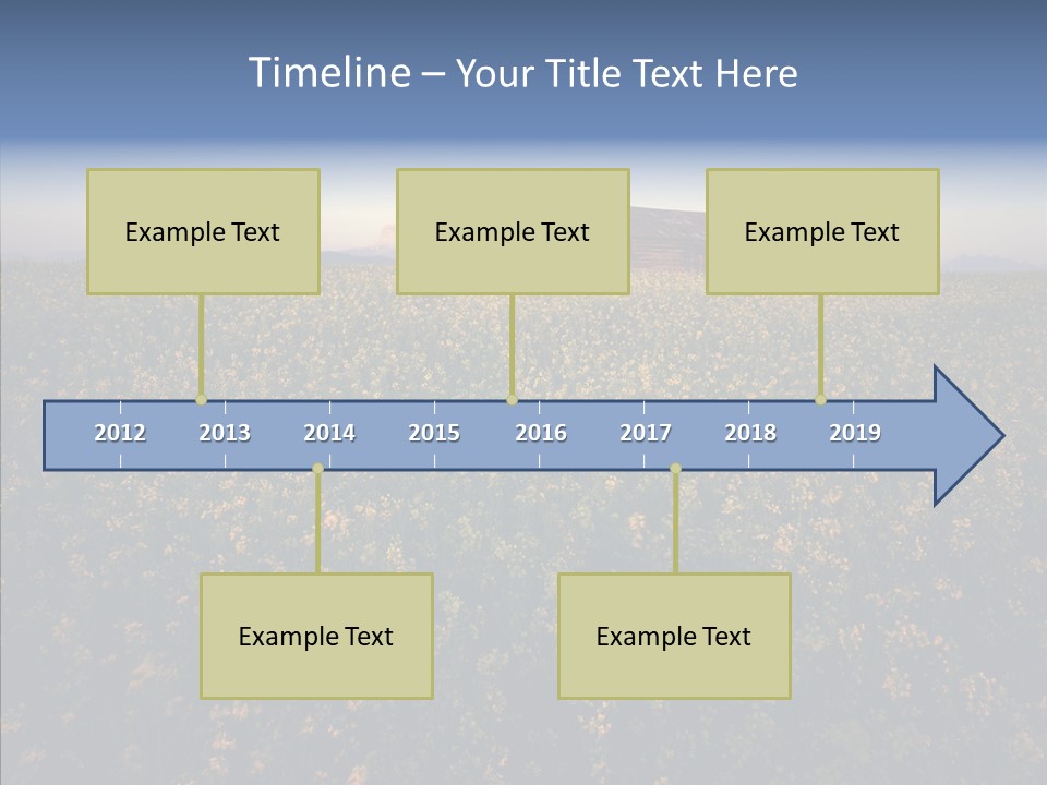 Day Field Landscape PowerPoint Template