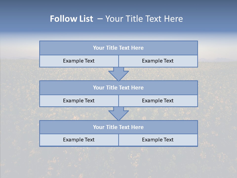 Day Field Landscape PowerPoint Template