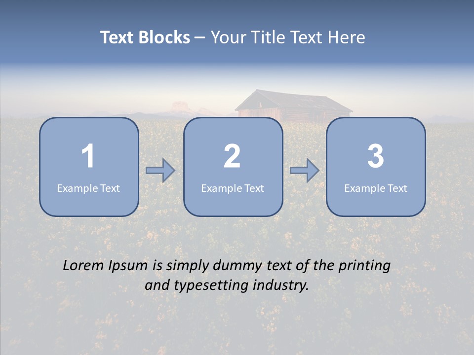 Day Field Landscape PowerPoint Template