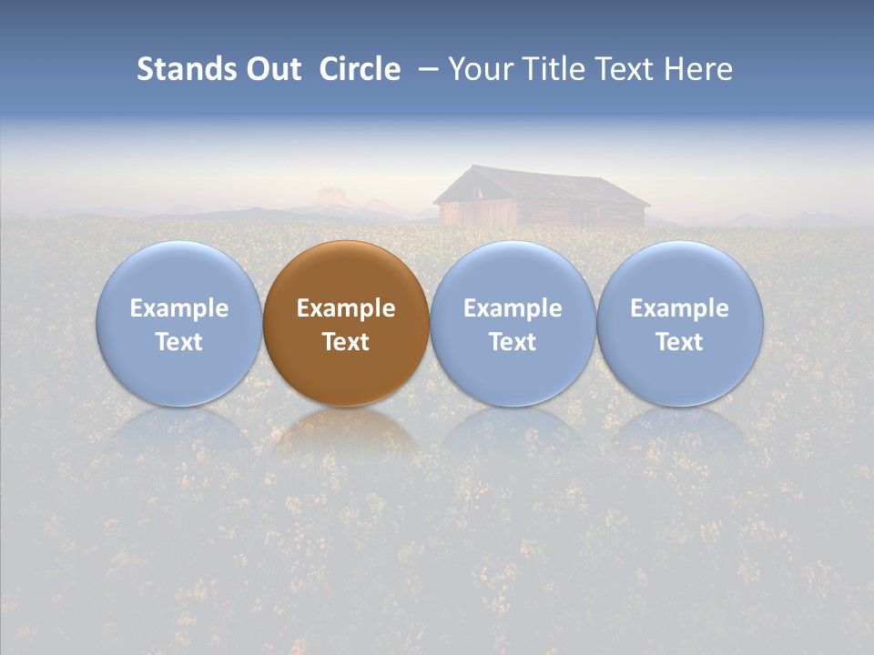 Day Field Landscape PowerPoint Template