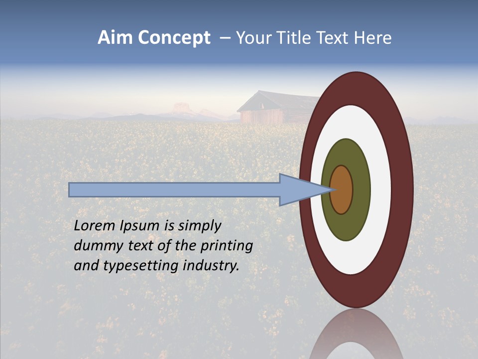 Day Field Landscape PowerPoint Template