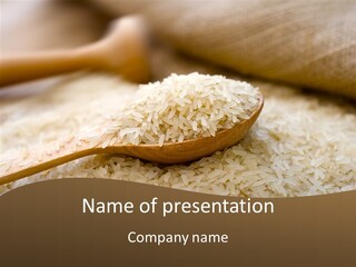 Closeup Staple Ingredient PowerPoint Template