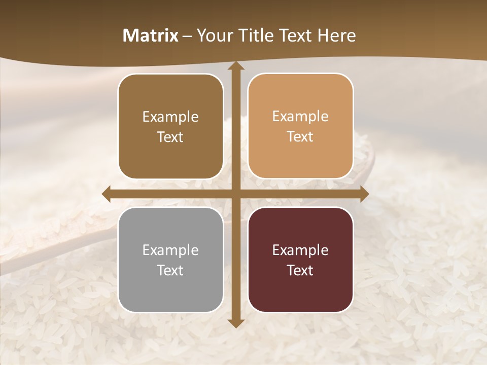 Closeup Staple Ingredient PowerPoint Template