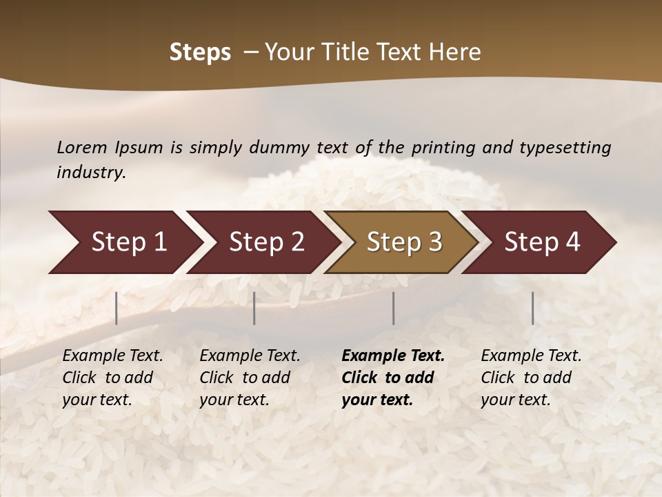 Closeup Staple Ingredient PowerPoint Template