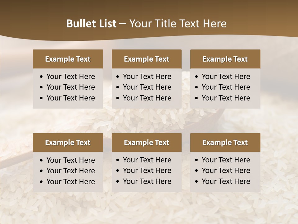 Closeup Staple Ingredient PowerPoint Template