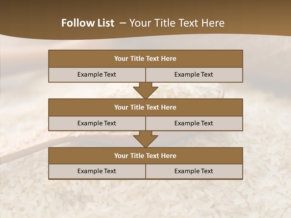 Closeup Staple Ingredient PowerPoint Template