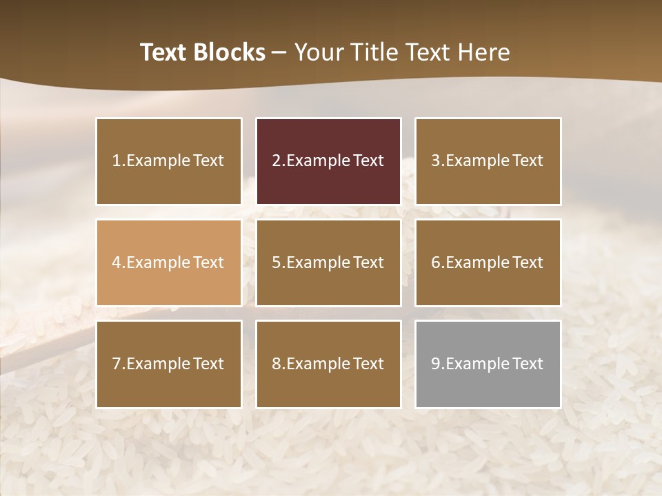Closeup Staple Ingredient PowerPoint Template