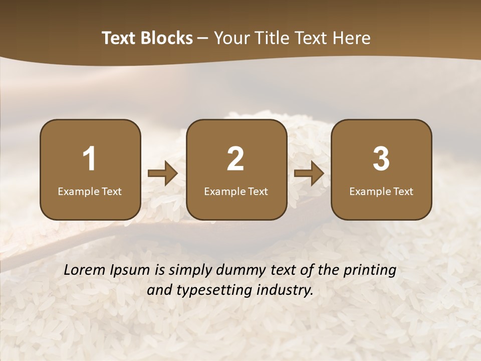 Closeup Staple Ingredient PowerPoint Template