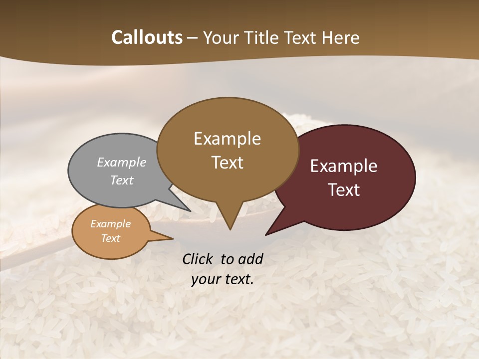 Closeup Staple Ingredient PowerPoint Template