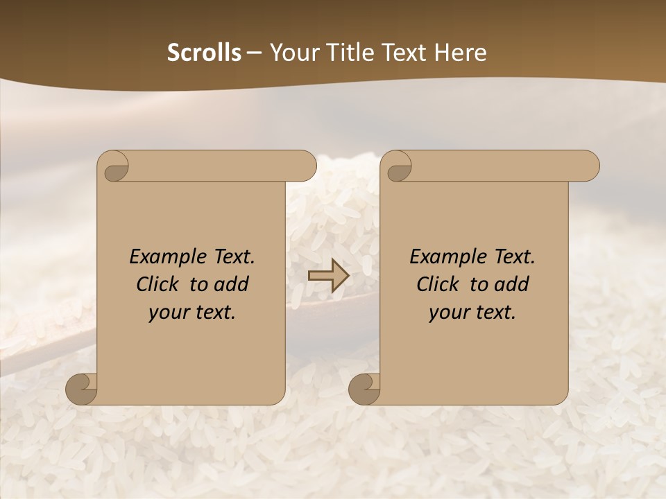 Closeup Staple Ingredient PowerPoint Template