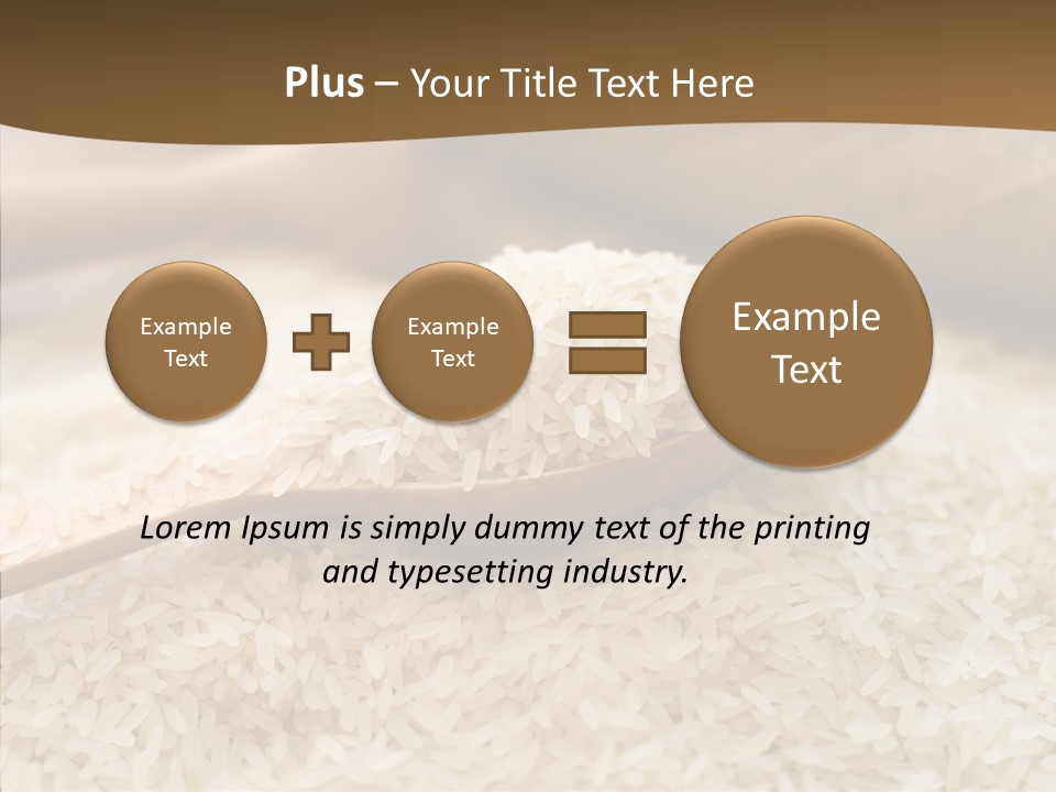 Closeup Staple Ingredient PowerPoint Template