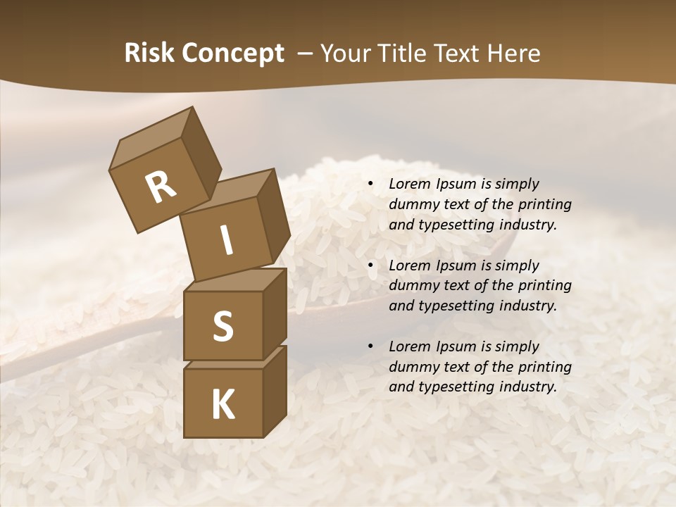 Closeup Staple Ingredient PowerPoint Template