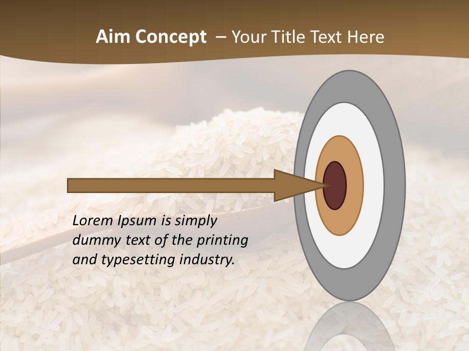 Closeup Staple Ingredient PowerPoint Template